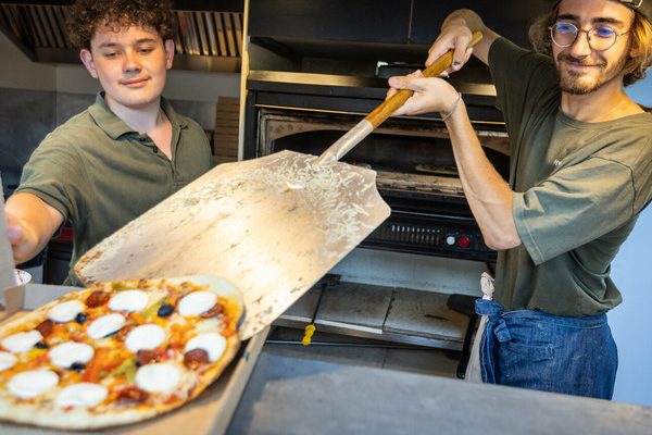 Pizza au café-resto